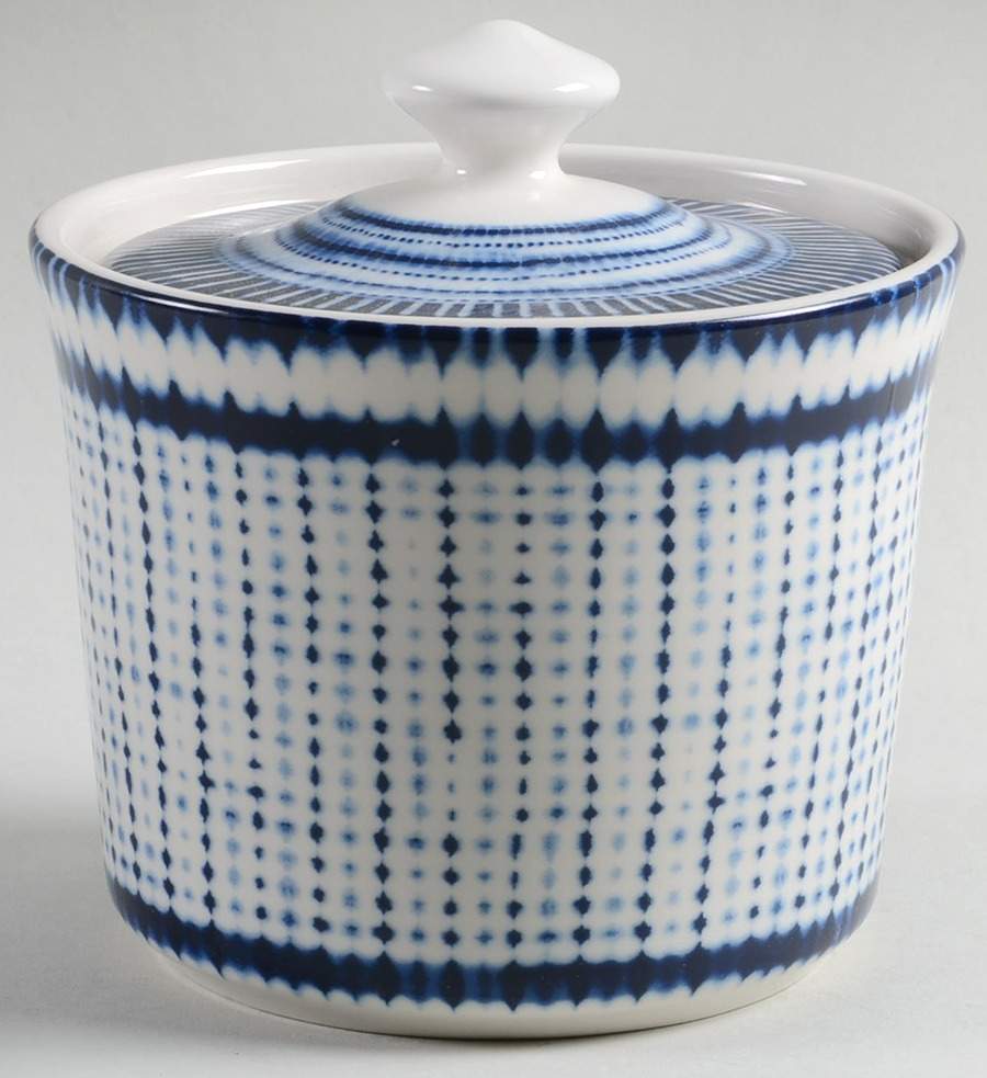 Shibori Small Canister & Lid by 222 Fifth (PTS)-1