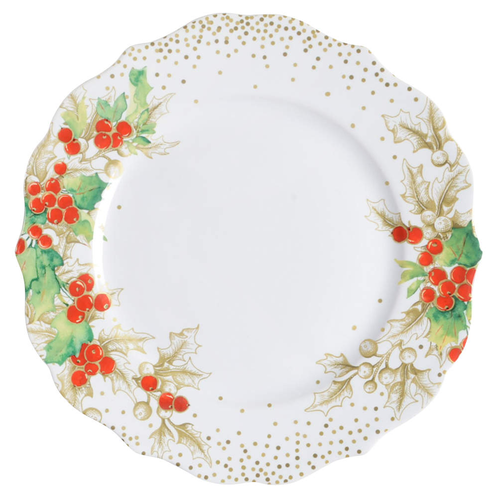 Winter Confetti Dinner Plate by 222 Fifth (PTS)-1