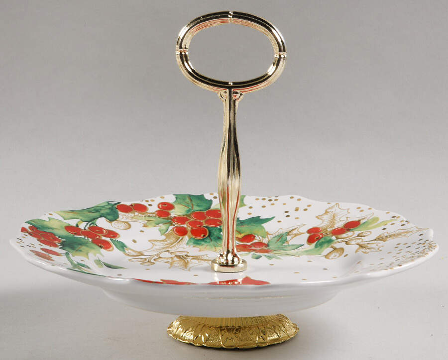 Winter Confetti 6" - 7" Tidbit (from Salad Plate) HC by 222 Fifth (PTS)-1