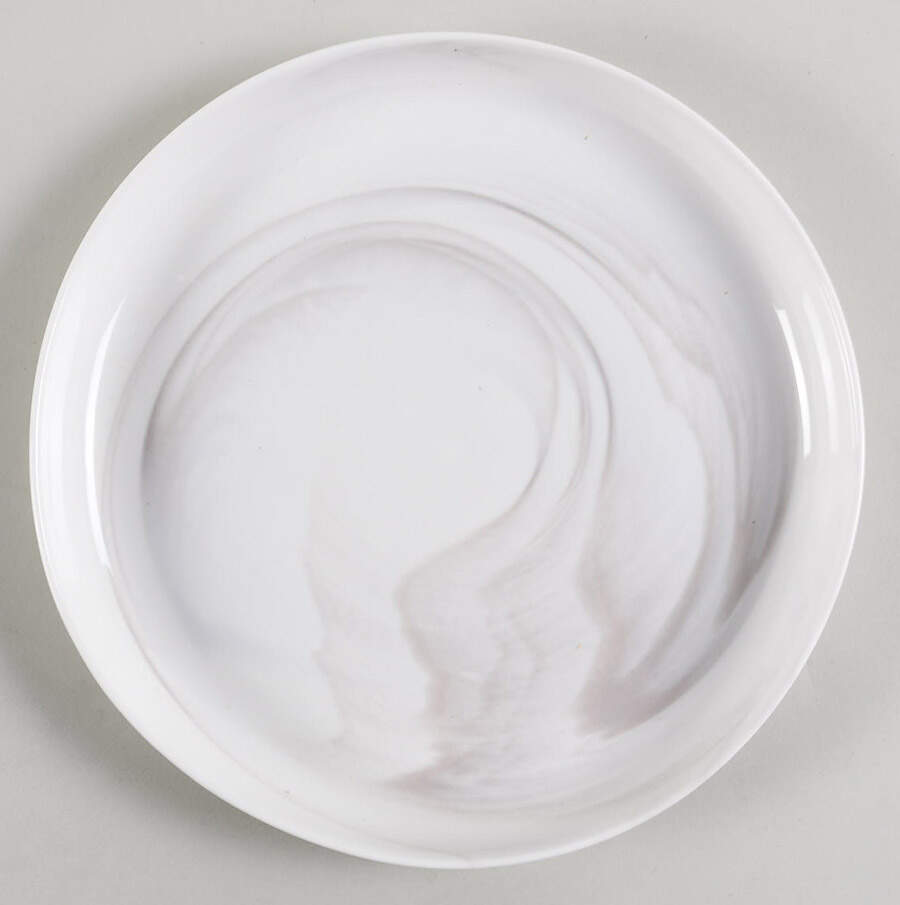 Coupe Marble Gray Salad Plate by Artisanal Kitchen Supply (AKS)-1