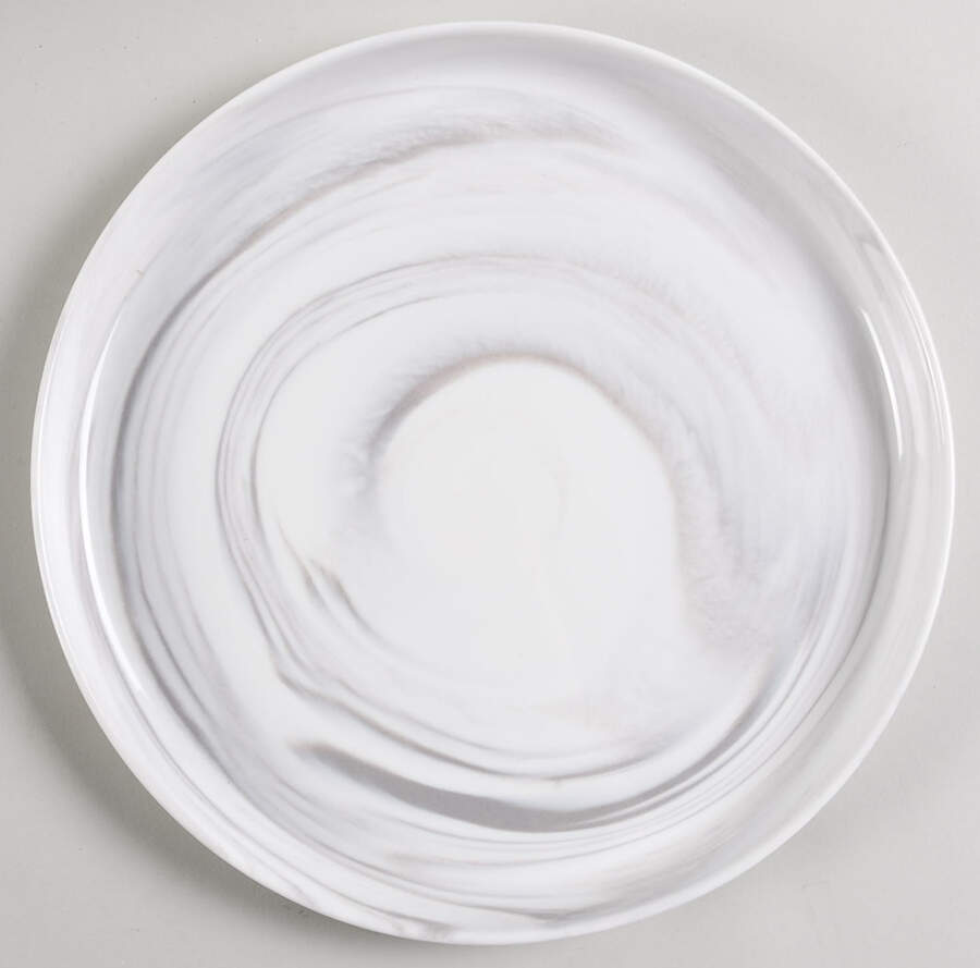 Coupe Marble Gray Dinner Plate by Artisanal Kitchen Supply (AKS)-1