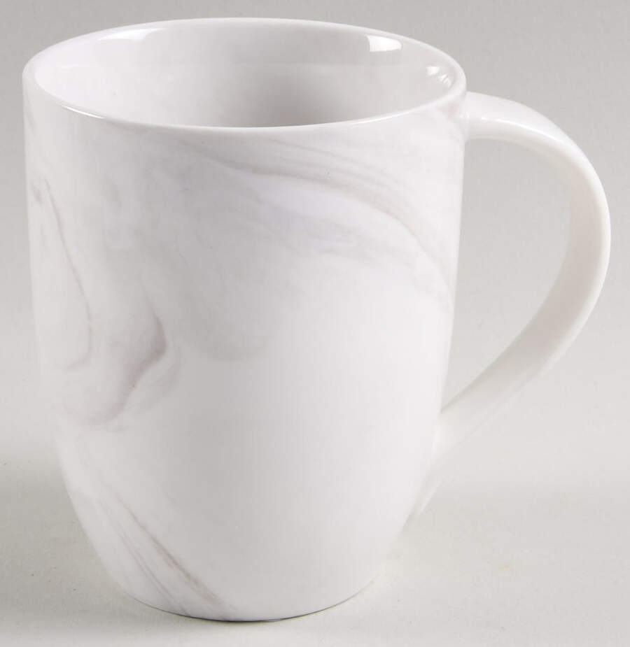 Coupe Marble Gray Mug by Artisanal Kitchen Supply (AKS)-1