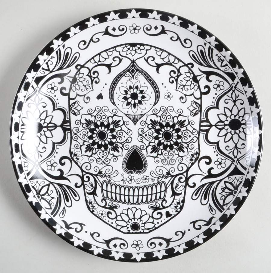 La Calavera Salad Plate by 222 Fifth (PTS)-1