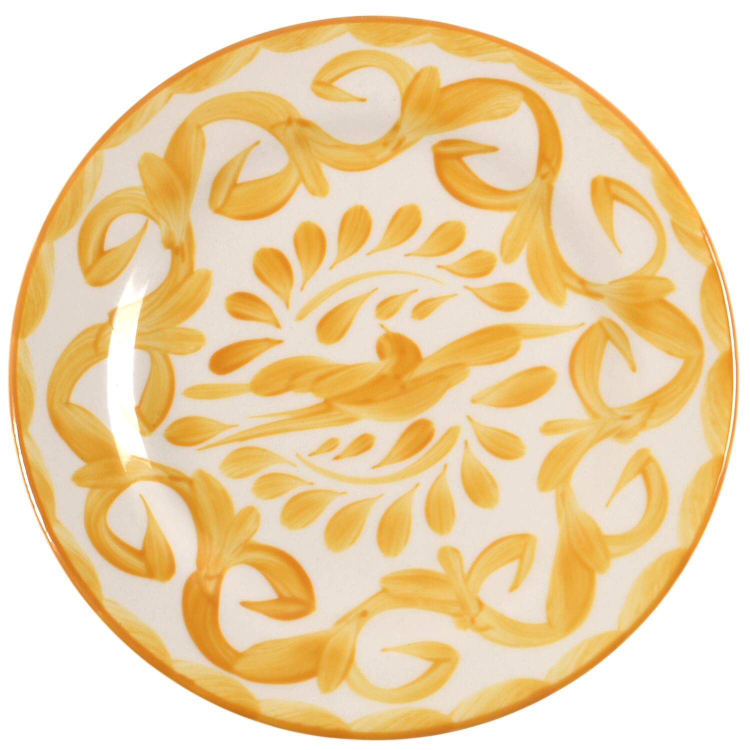 Puebla Sand Dune Luncheon Plate by Anfora (Mexico)-1