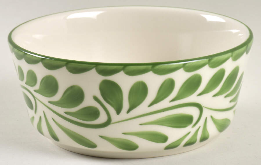 Puebla Palm Leaf Coupe Cereal Bowl by Anfora (Mexico)-1