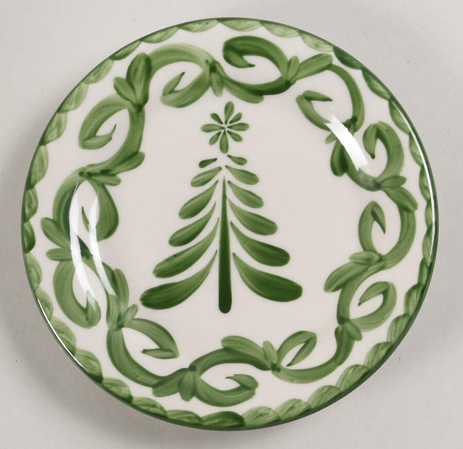 Puebla Palm Leaf Appetizer Plate by Anfora (Mexico)-1