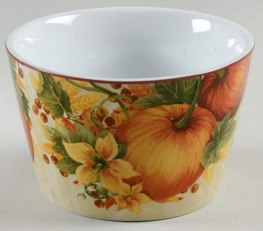 Pumpkin Vine Individual Appetizer Bowl by 222 Fifth (PTS)-1