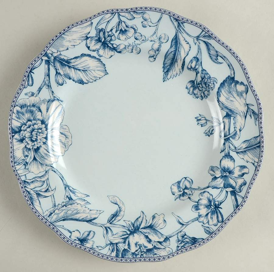 Oakley Teal Dinner Plate by 222 Fifth (PTS)-1