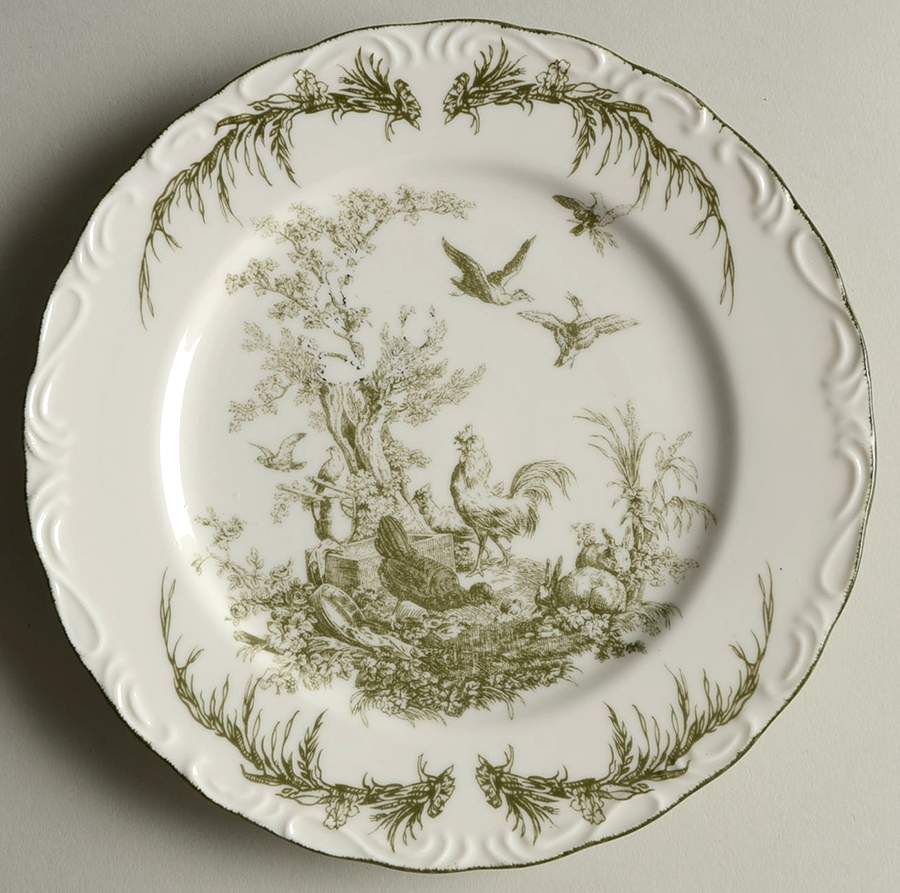 AUV6 Salad Plate by Aux Au Provence-1