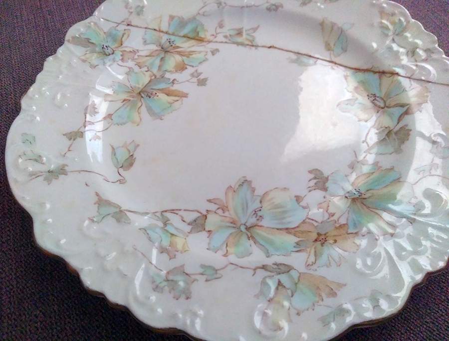 AYN307 Handled Cake Plate by John  Aynsley & Sons-1