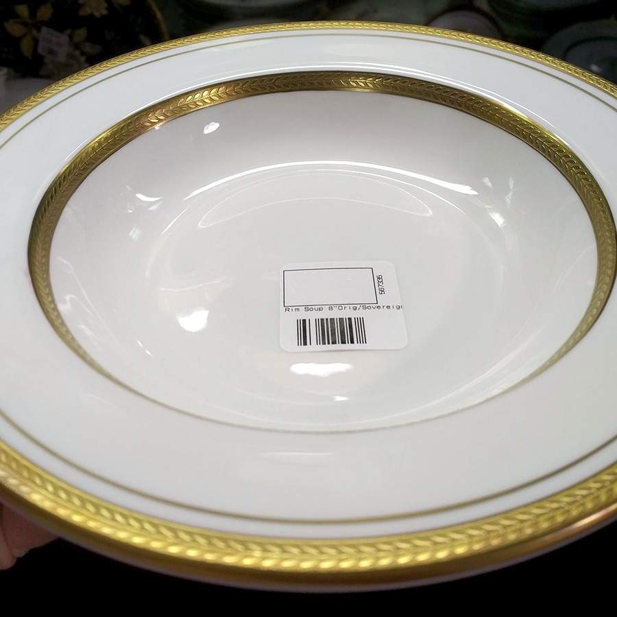 AYN310 Rim Soup Bowl by John  Aynsley & Sons-1