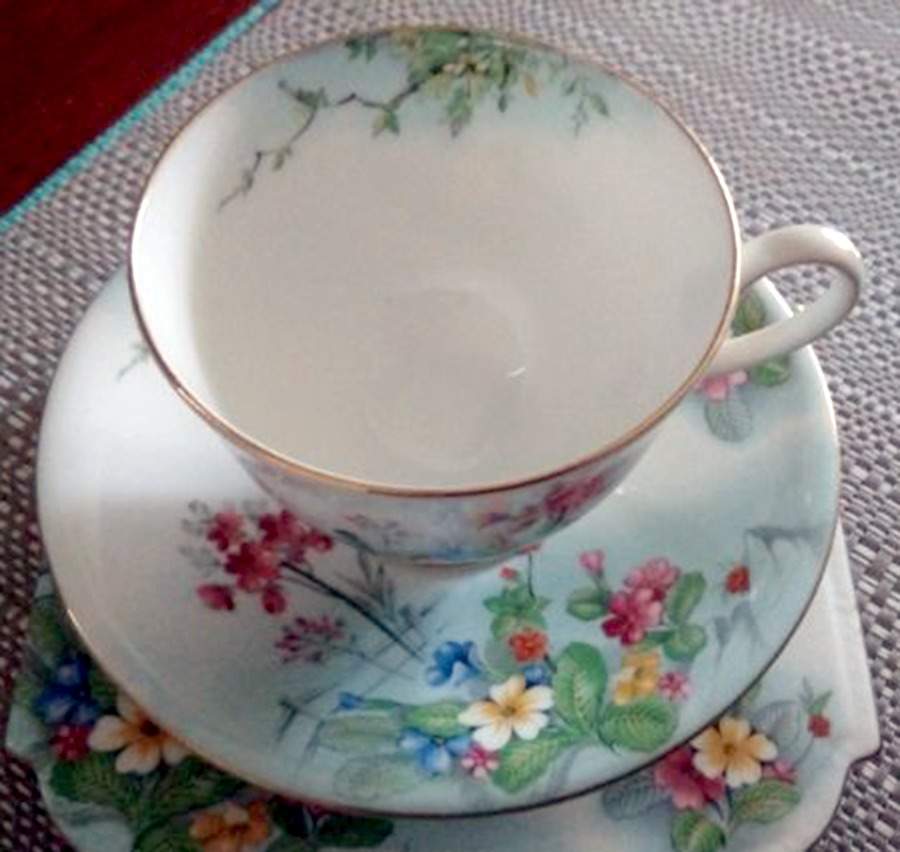 B4819 Footed Cup & Saucer Set by John  Aynsley & Sons-1