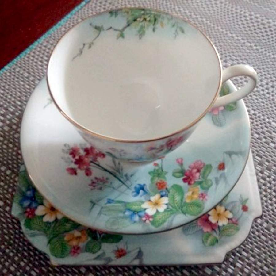 B4819 Square Bread & Butter Plate by John  Aynsley & Sons-1