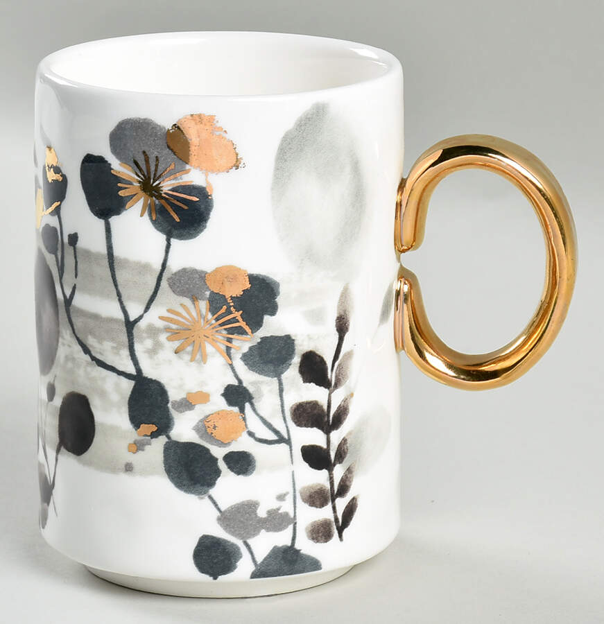Gilded Botany Mug by Anthropologie-1