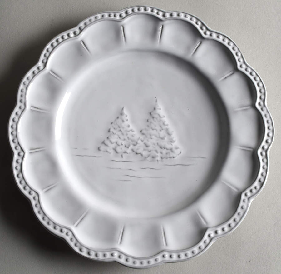 Bella Natale Salad Plate by Arte Italica-1