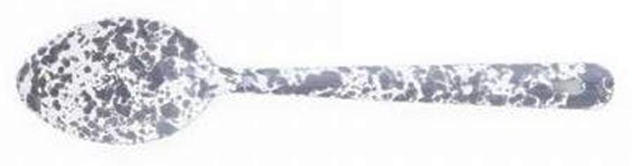 Splatterware Grey Serving Spoon by Crow Canyon Home-1