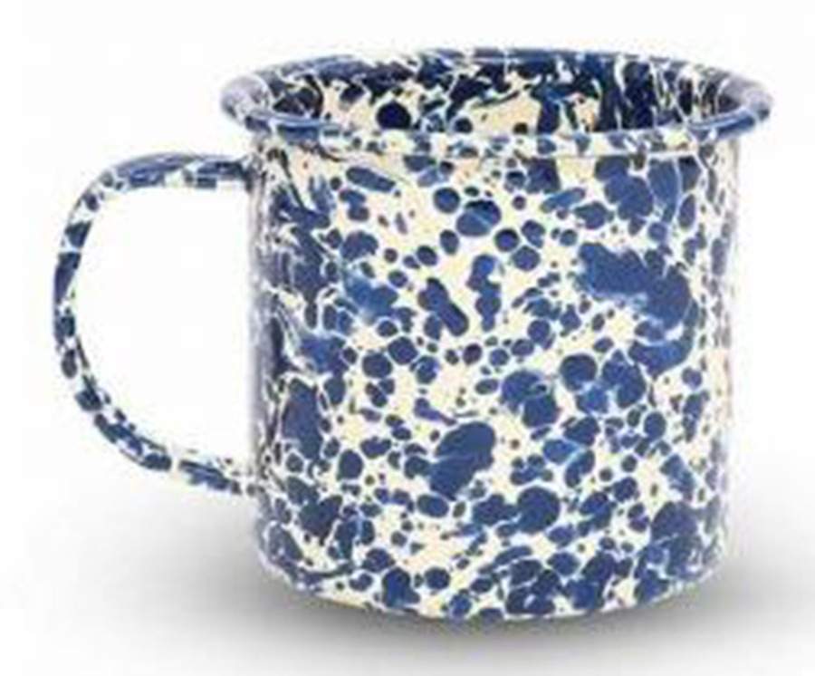 Splatterware Navy Mug by Crow Canyon Home-1