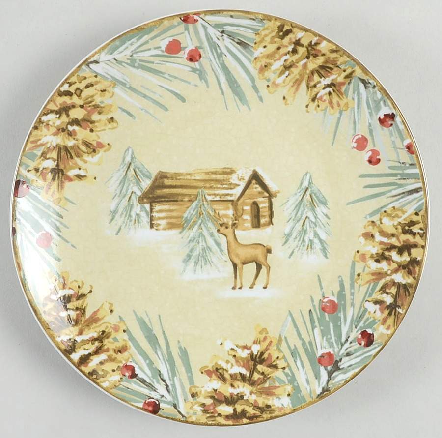 First Snow Appetizer Plate by 222 Fifth (PTS)-1