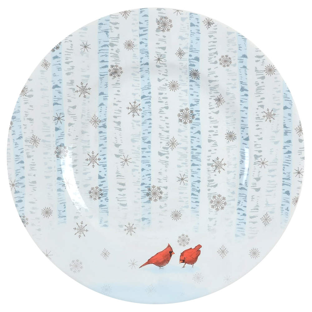 Cardinal in the Woods Salad Plate by 222 Fifth (PTS)-1