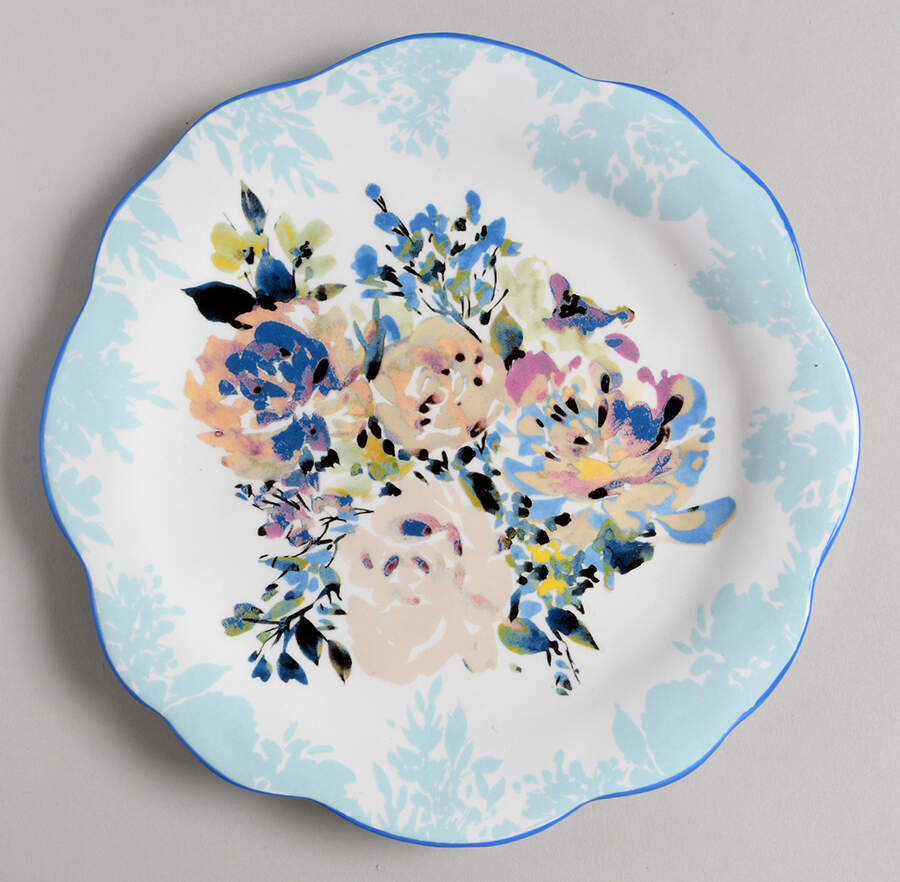 Gardenshire Salad/Dessert Plate by Anthropologie-1