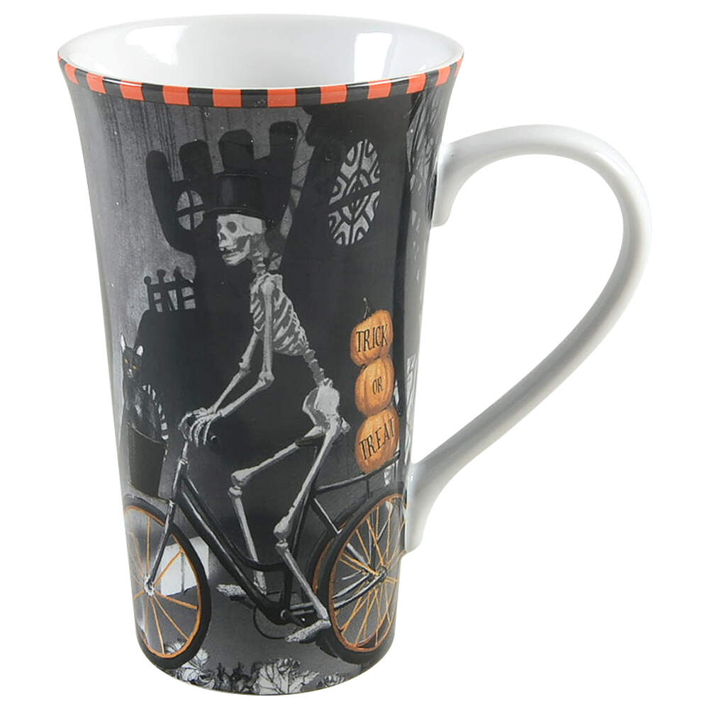 Skeleton Latte Mug by 222 Fifth (PTS)-1
