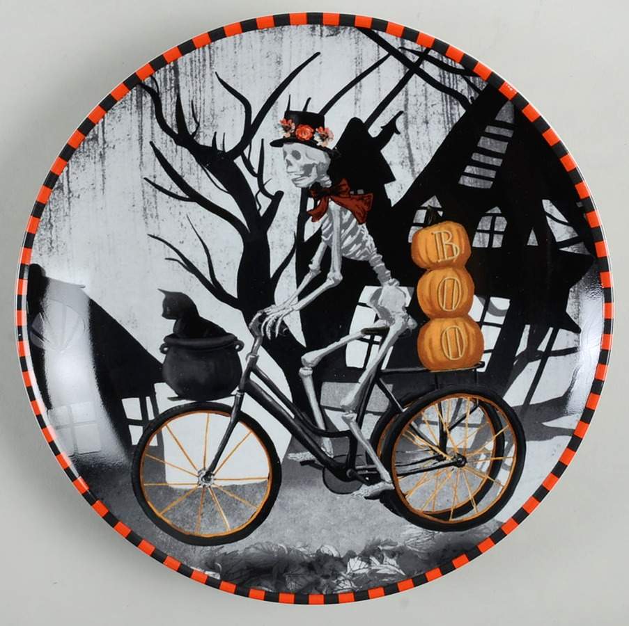 Skeleton Dinner Plate by 222 Fifth (PTS)-1