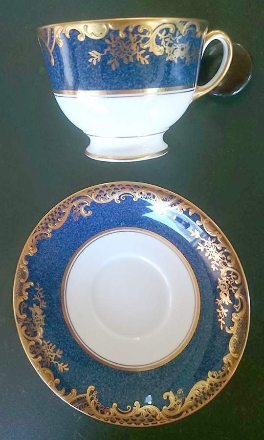 A4336 Footed Cup & Saucer Set by John  Aynsley & Sons-1