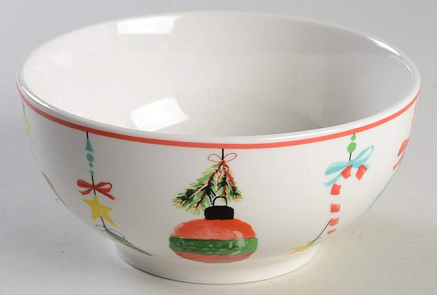 Ornaments Peppermint Soup/Cereal Bowl by American Atelier-1