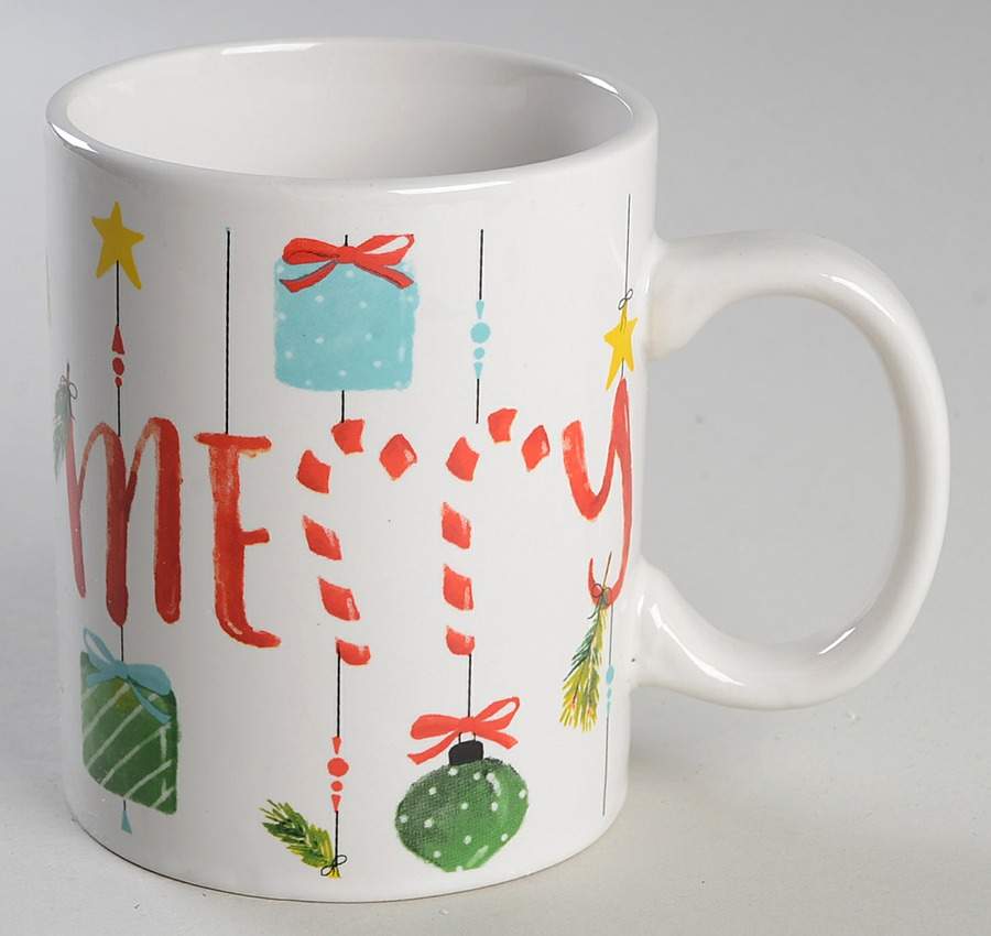 Ornaments Peppermint Mug by American Atelier-1