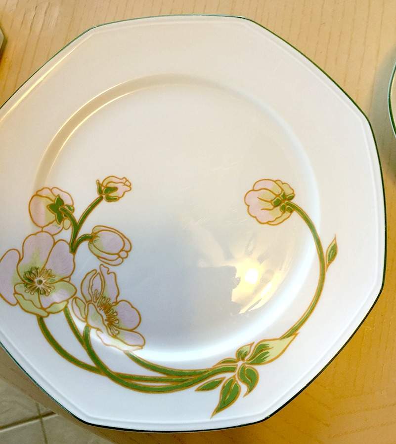 Belle Epoque Dinner Plate by Apilco-1
