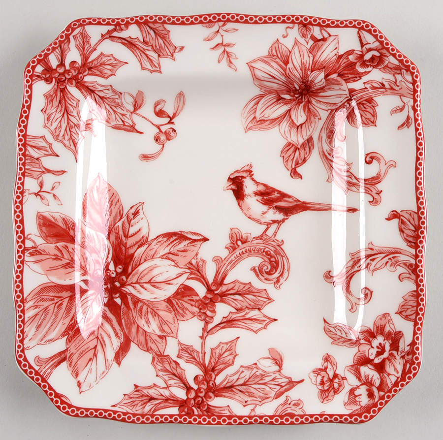 Christmas Lane Salad Plate by 222 Fifth (PTS)-1