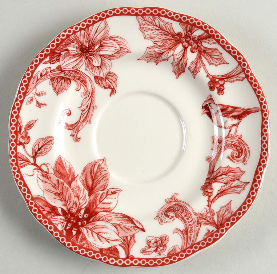 Christmas Lane Saucer by 222 Fifth (PTS)-1