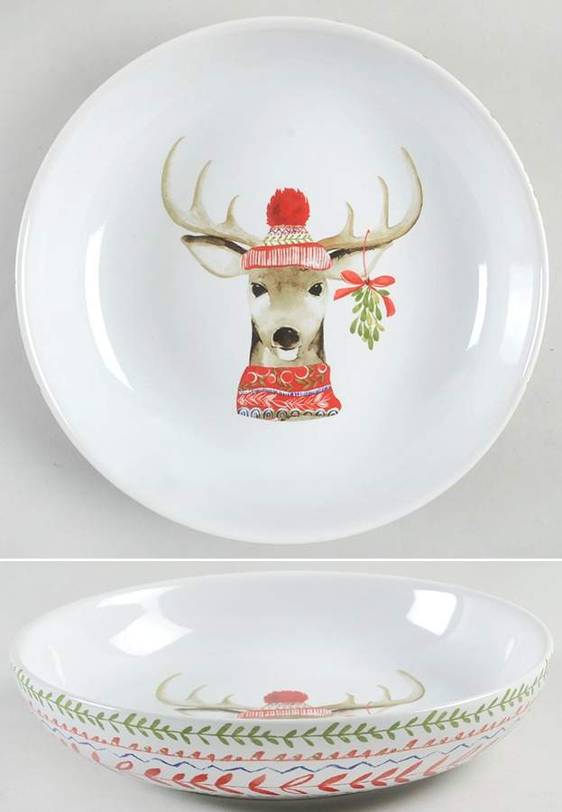Winter Cheer Animal Individual Dinner Bowl by 222 Fifth (PTS)-1