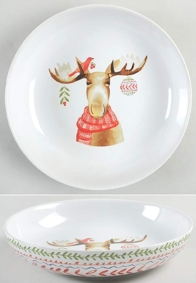 Winter Cheer Animal Individual Dinner Bowl by 222 Fifth (PTS)-1