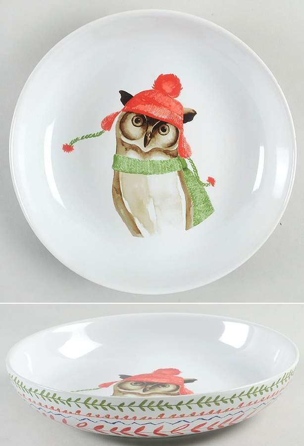 Winter Cheer Animal Individual Dinner Bowl by 222 Fifth (PTS)-1