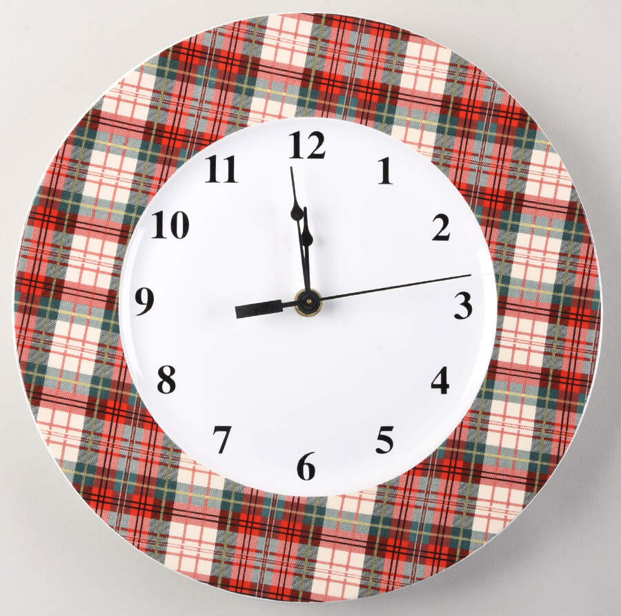 Night Before Christmas 1-2" depth  Clock Plate HC by 222 Fifth (PTS)-1
