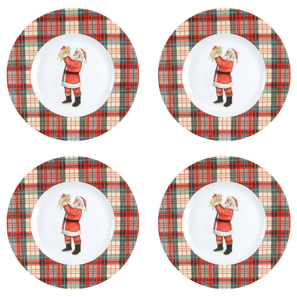 Night Before Christmas Salad Plate - Set of 4 by 222 Fifth (PTS)-1