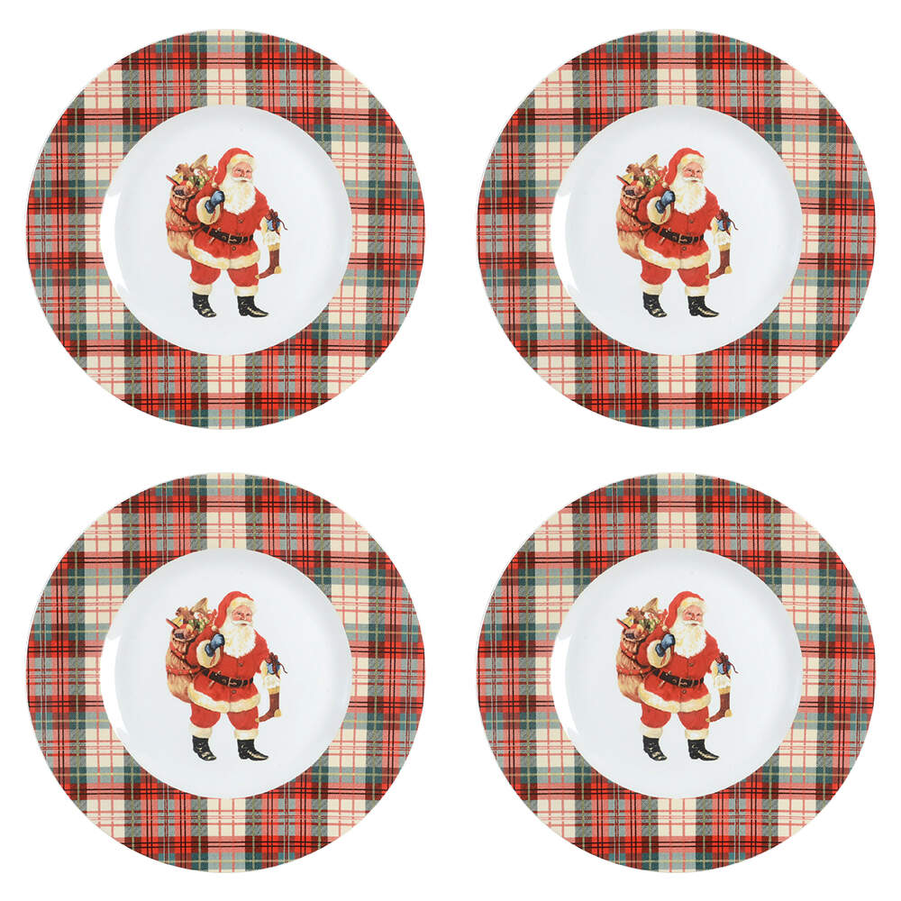 Night Before Christmas Salad Plate - Set of 4 by 222 Fifth (PTS)-1