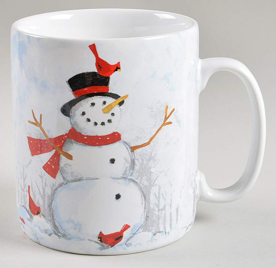 Winter Cheer Snowman Jumbo Mug by 222 Fifth (PTS)-1