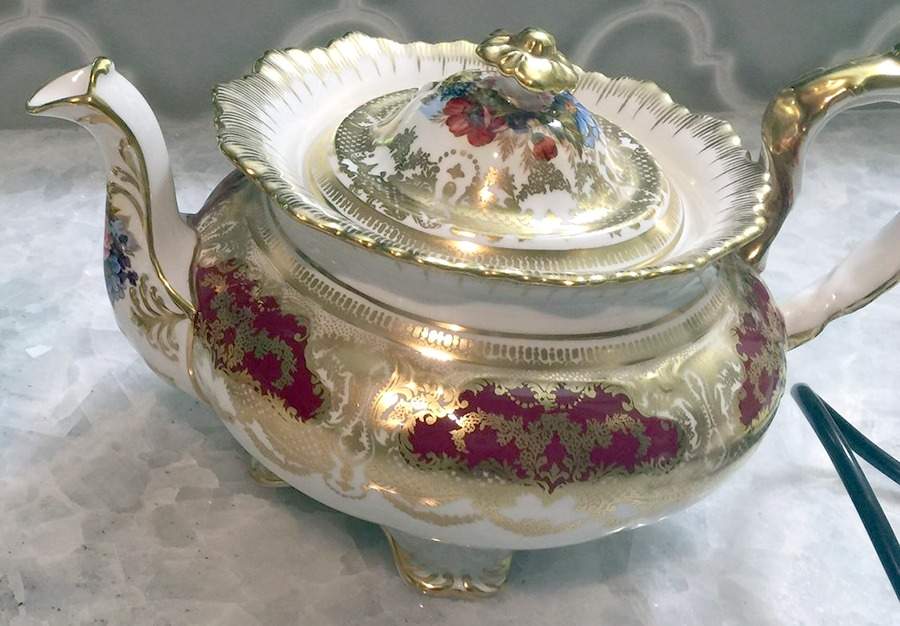 C853 Teapot & Lid by John  Aynsley & Sons-1