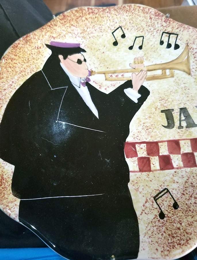 All That Jazz Salad Plate by Ambiance-1