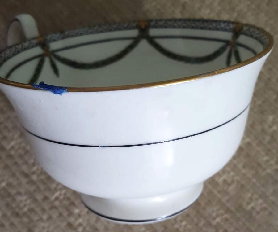 A3784 Footed Cup & Saucer Set by John  Aynsley & Sons-1
