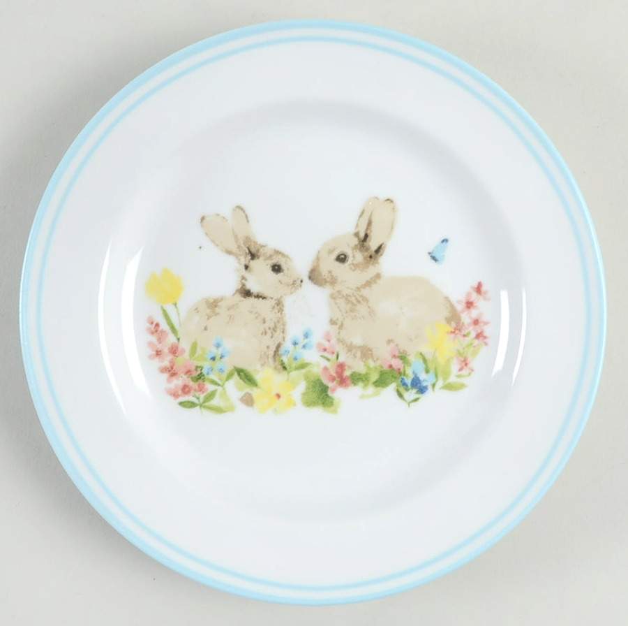 Susie Plaid Appetizer Plate by 222 Fifth (PTS)-1