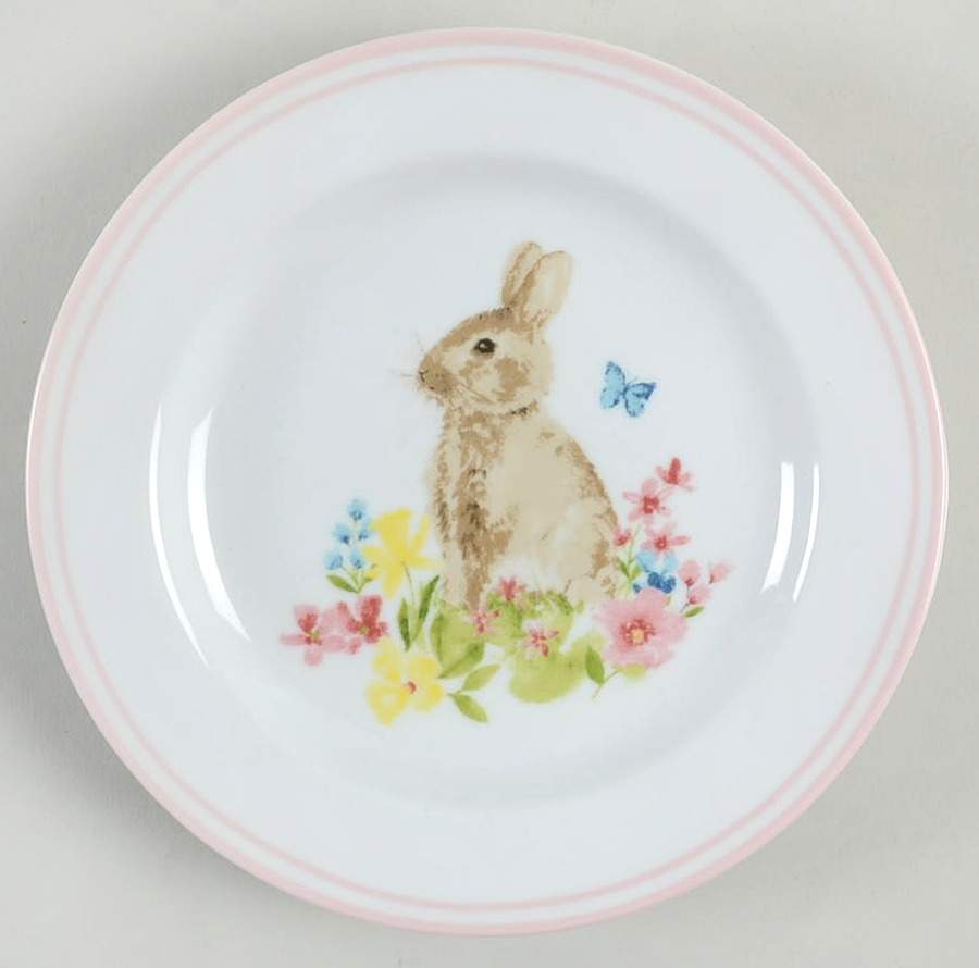 Susie Plaid Appetizer Plate by 222 Fifth (PTS)-1