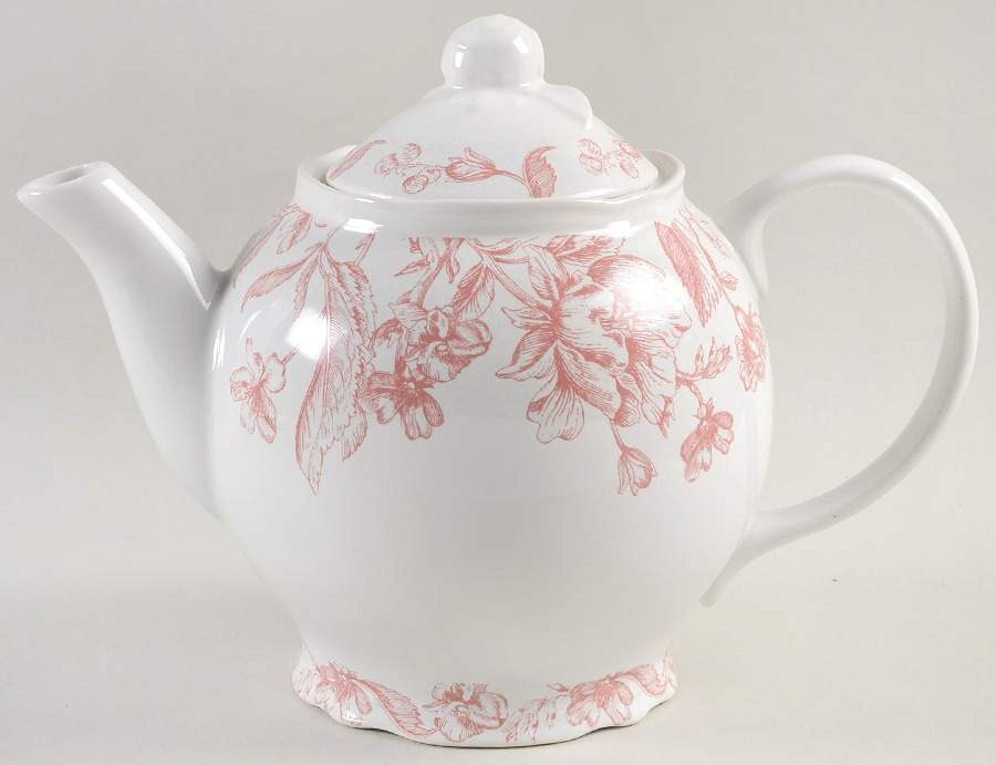 Oakley Pink Teapot & Lid by 222 Fifth (PTS)-1