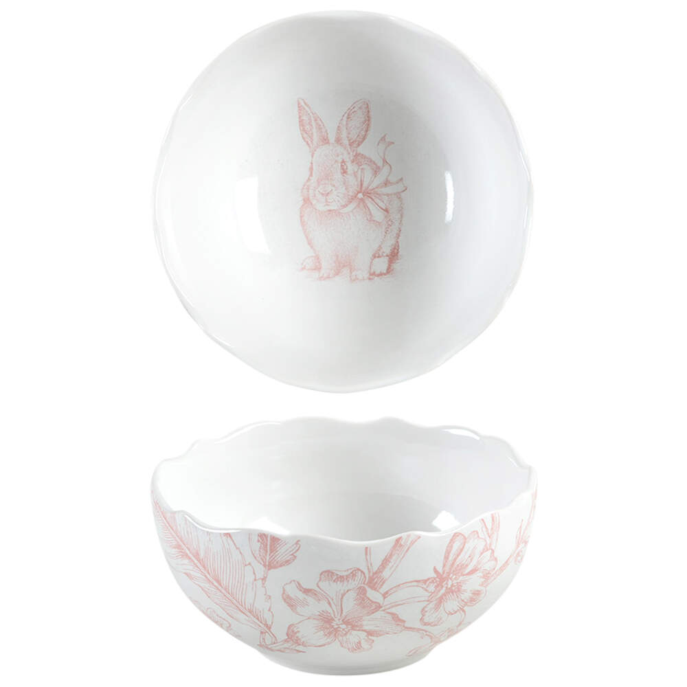 Oakley Pink Soup/Cereal Bowl by 222 Fifth (PTS)-1