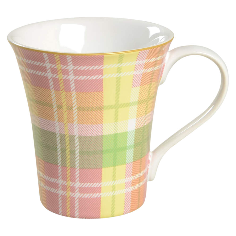 Easter Plaid Mug by 222 Fifth (PTS)-1