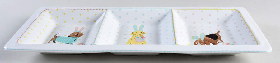 Easter Pups 3 Section Server by 222 Fifth (PTS)-1