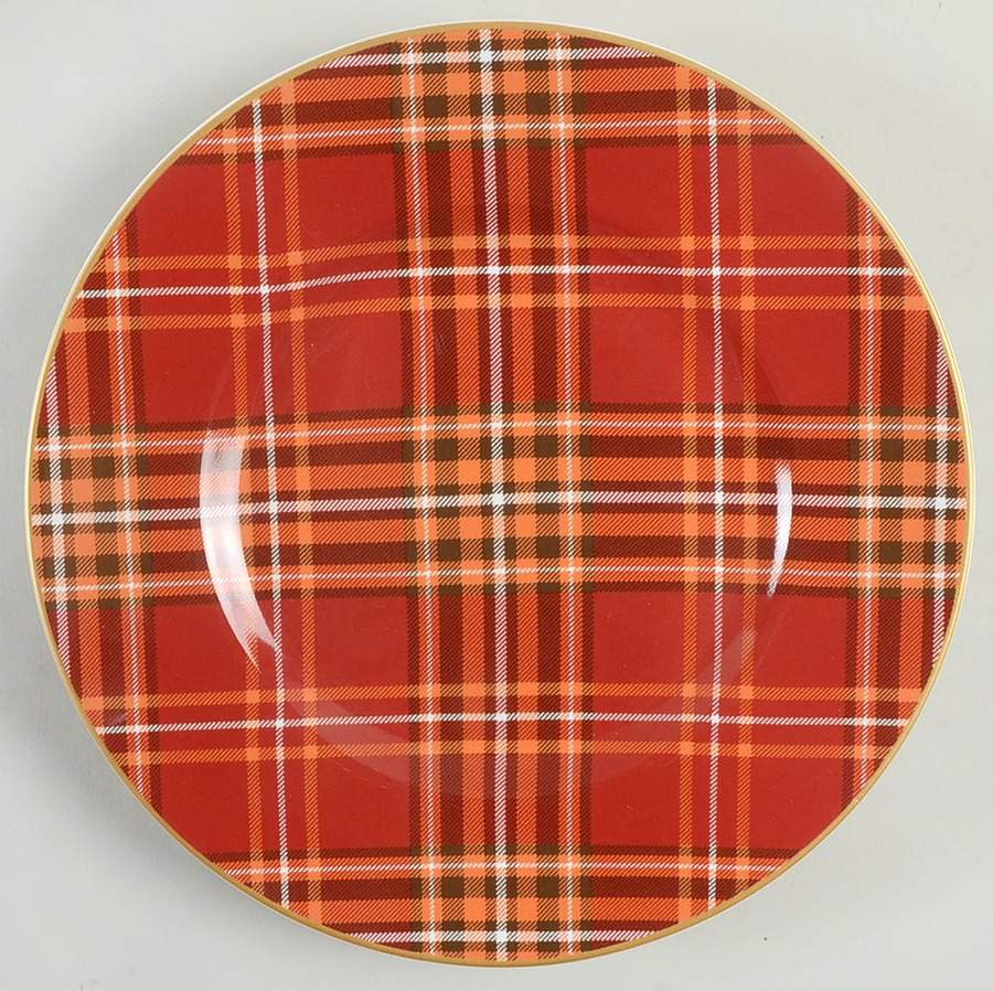 Wexford Burgundy Salad Plate by 222 Fifth (PTS)-1
