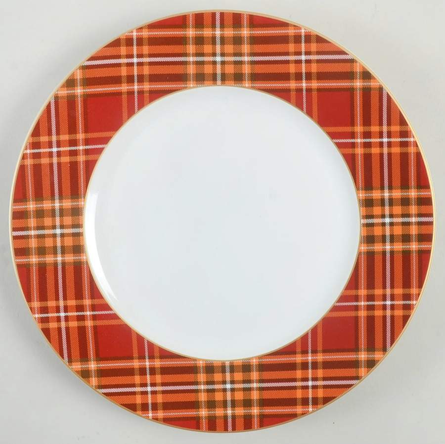 Wexford Burgundy Dinner Plate by 222 Fifth (PTS)-1